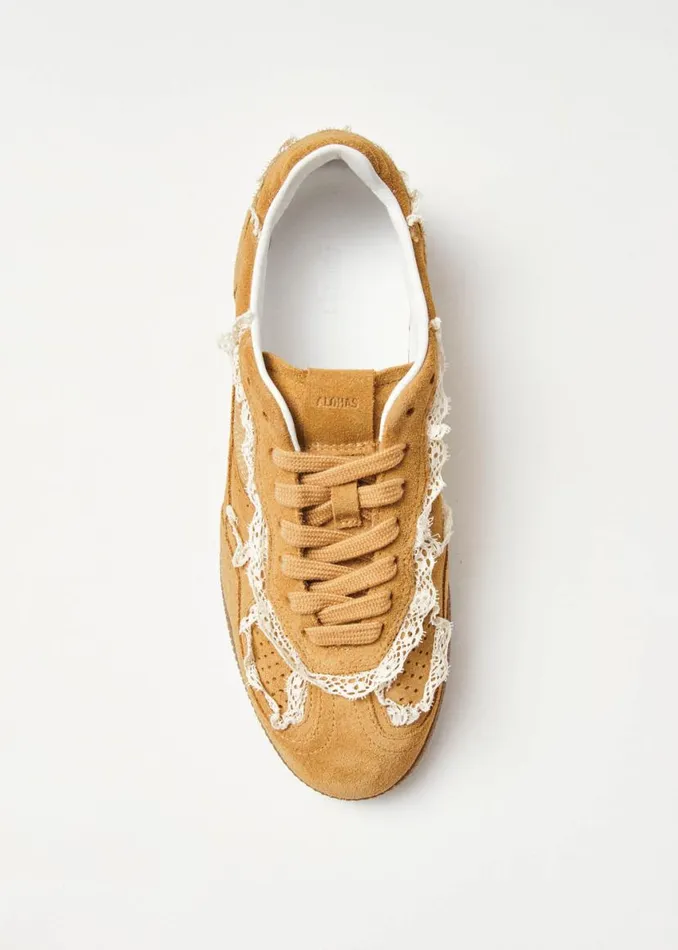 Sneakers Women ALOHAS Tb490 Crochet Honey Leather Sneakers