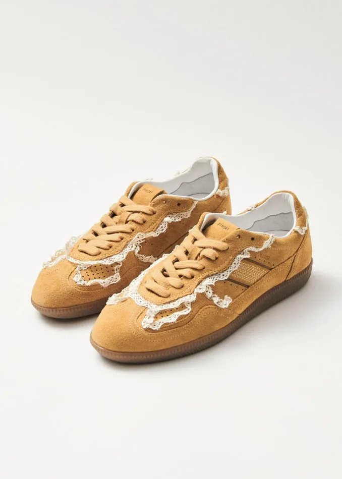 Sneakers Women ALOHAS Tb490 Crochet Honey Leather Sneakers