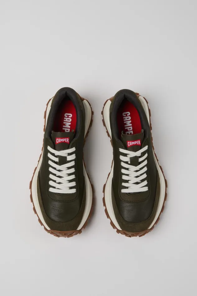 Sneakers Women Camper Drift Trail VIBRAM Green Leather And Nubuck Sneakers Sneakers Women Camper Drift Trail VIBRAM Green Leather And Nubuck Sneakers