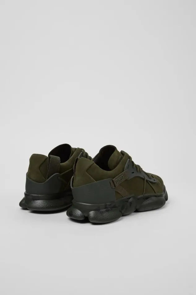 Sneakers Women Camper Karst Green Nubuck And Textile Sneakers Sneakers Women Camper Karst Green Nubuck And Textile Sneakers
