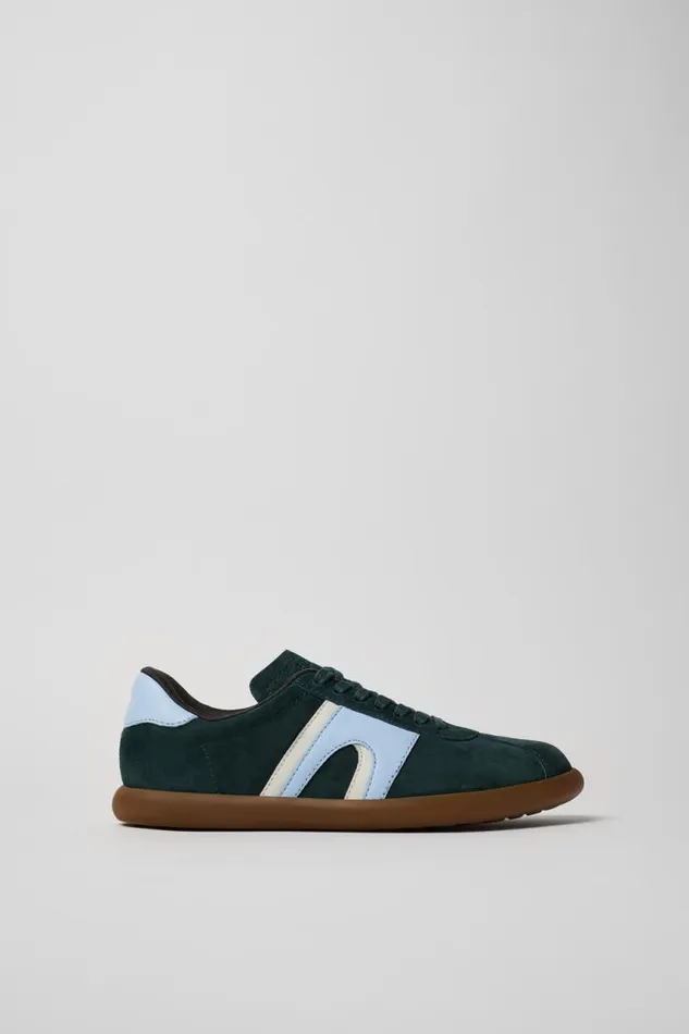 Sneakers Women Camper Pelotas Soller Green NubuckLeather Sneaker Sneakers Women Camper Pelotas Soller Green NubuckLeather Sneaker