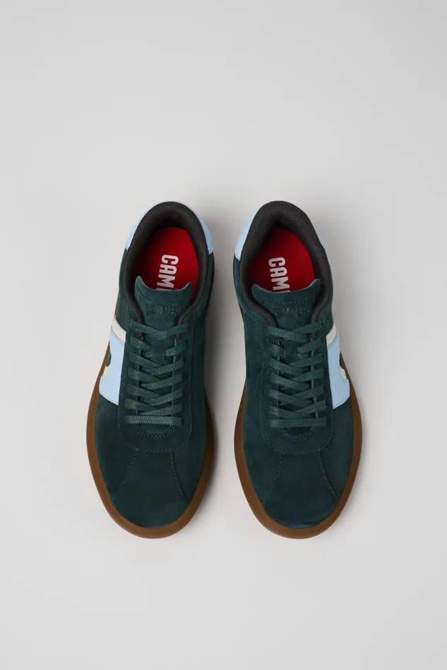 Sneakers Women Camper Pelotas Soller Green NubuckLeather Sneaker Sneakers Women Camper Pelotas Soller Green NubuckLeather Sneaker