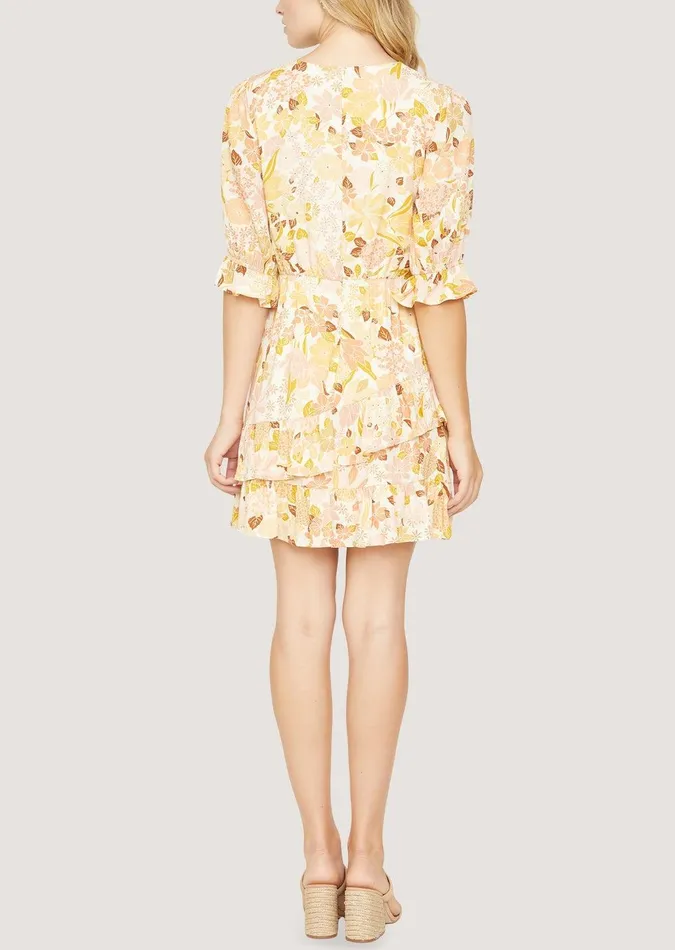 Sorrento Mini Dress Nudemulti Women Lost Wander Dresses