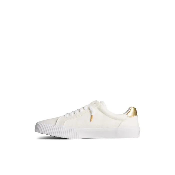 Sperry Bermuda Metallic Sneaker Bone Women Sneakers