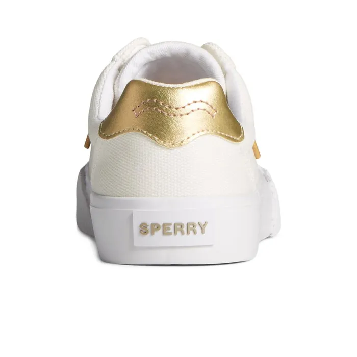Sperry Bermuda Metallic Sneaker Bone Women Sneakers