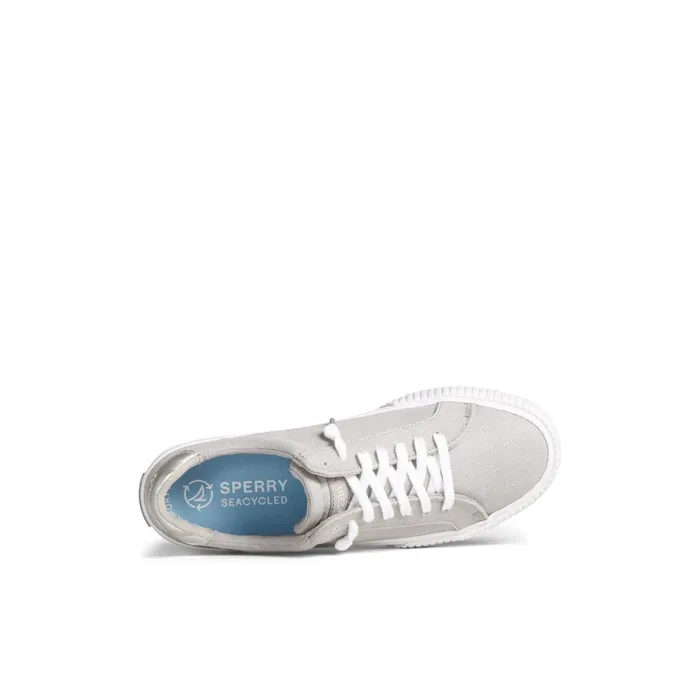 Sperry Bermuda Metallic Sneaker Grey Women Sneakers