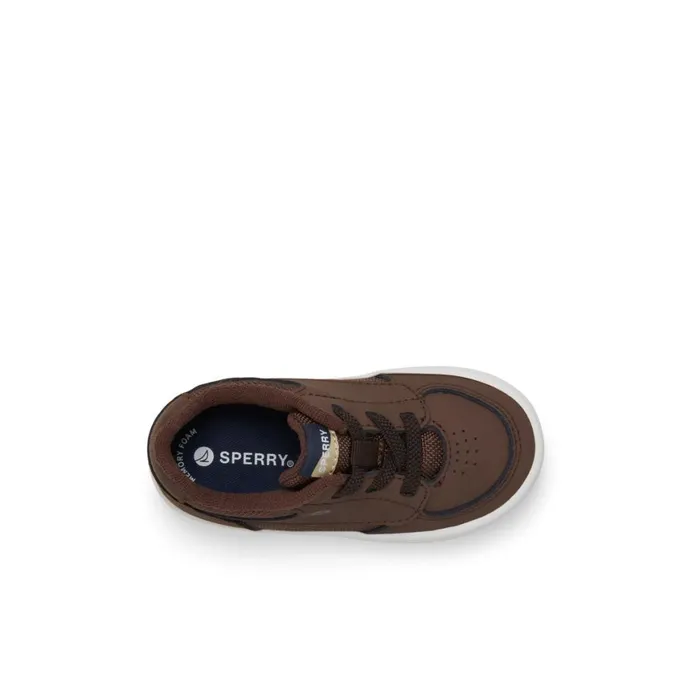 Sperry Boardwalk Junior Sneaker Brown Kids Sneakers
