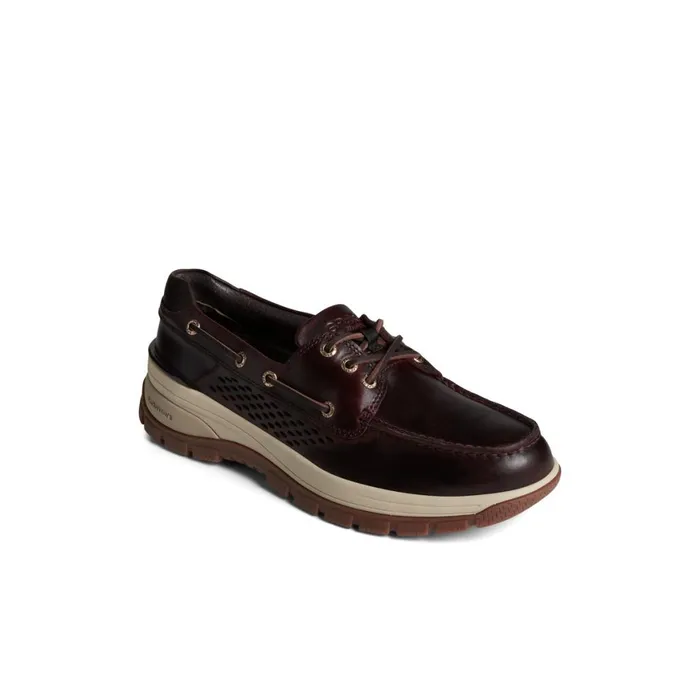 Sperry Gold Cup Billfish PLUSHWAVE Boat Shoe Dark Brown Men Boat Shoes
