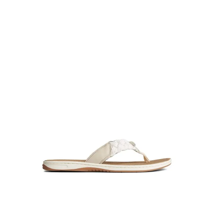 Sperry Parrotfish Braid Sandal Bone Women Sandals