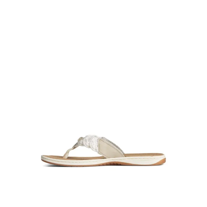Sperry Parrotfish Braid Sandal Bone Women Sandals
