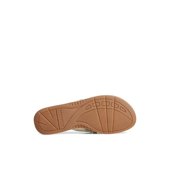 Sperry Parrotfish Braid Sandal Bone Women Sandals