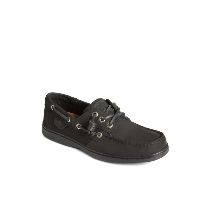 Sperry Rosefish 3Eye Boat Shoe Black Women Boat Shoes