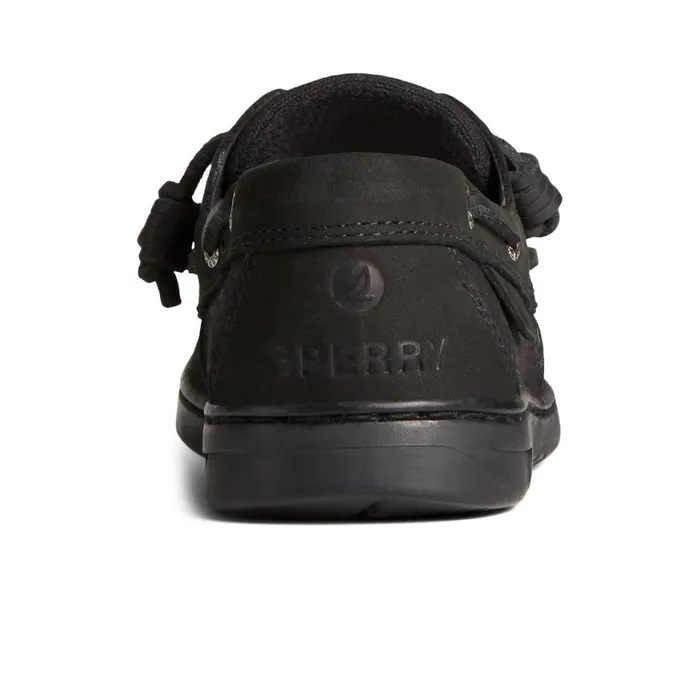 Sperry Rosefish 3Eye Boat Shoe Black Women Boat Shoes