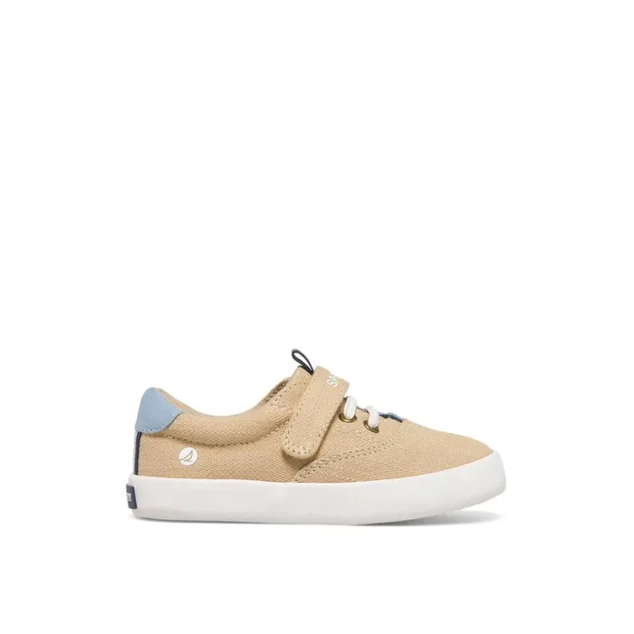 Sperry Spinnaker Junior Washable Sneaker Khaki Kids Sneakers