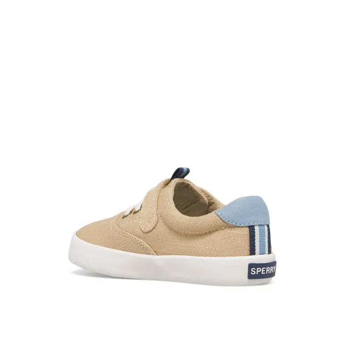 Sperry Spinnaker Junior Washable Sneaker Khaki Kids Sneakers