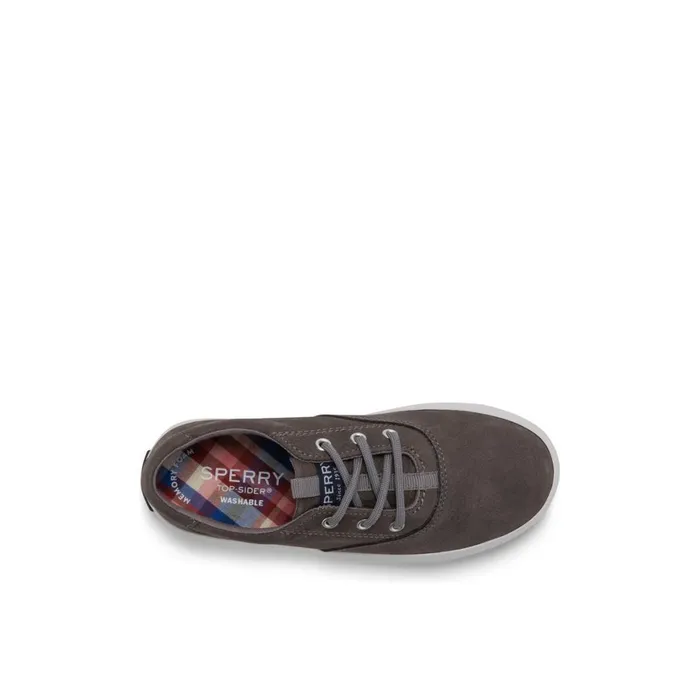 Sperry Spinnaker Washable Sneaker Grey Kids Sneakers