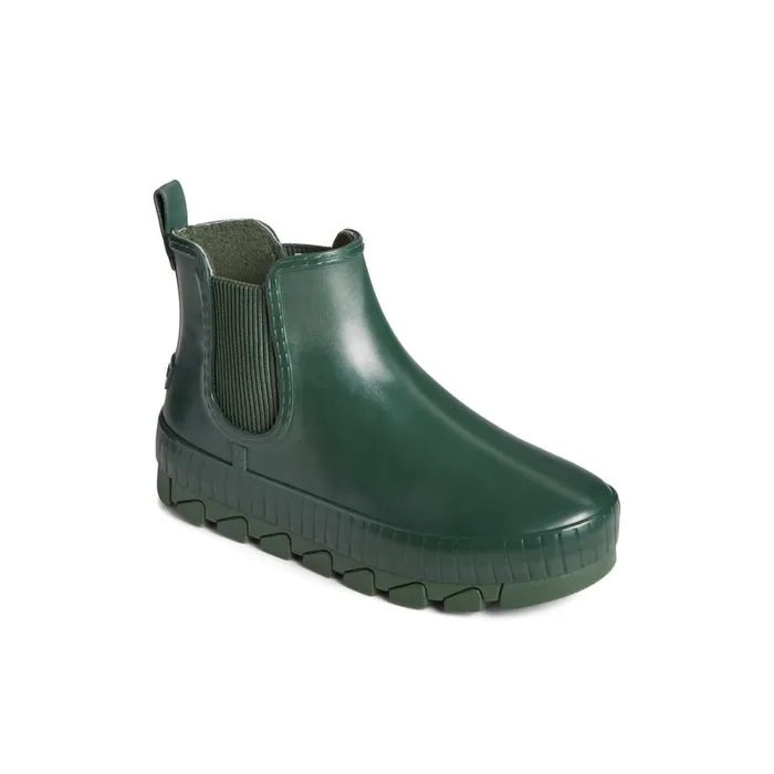 Sperry Torrent Chelsea Waterproof Rain Boot Dark Green Women Boots