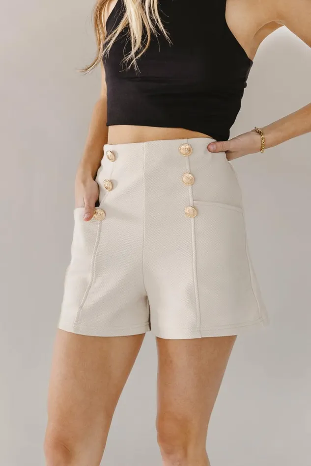 Starla Shorts In Tan 8211 FINAL SALE Tan Women Bohme Shorts