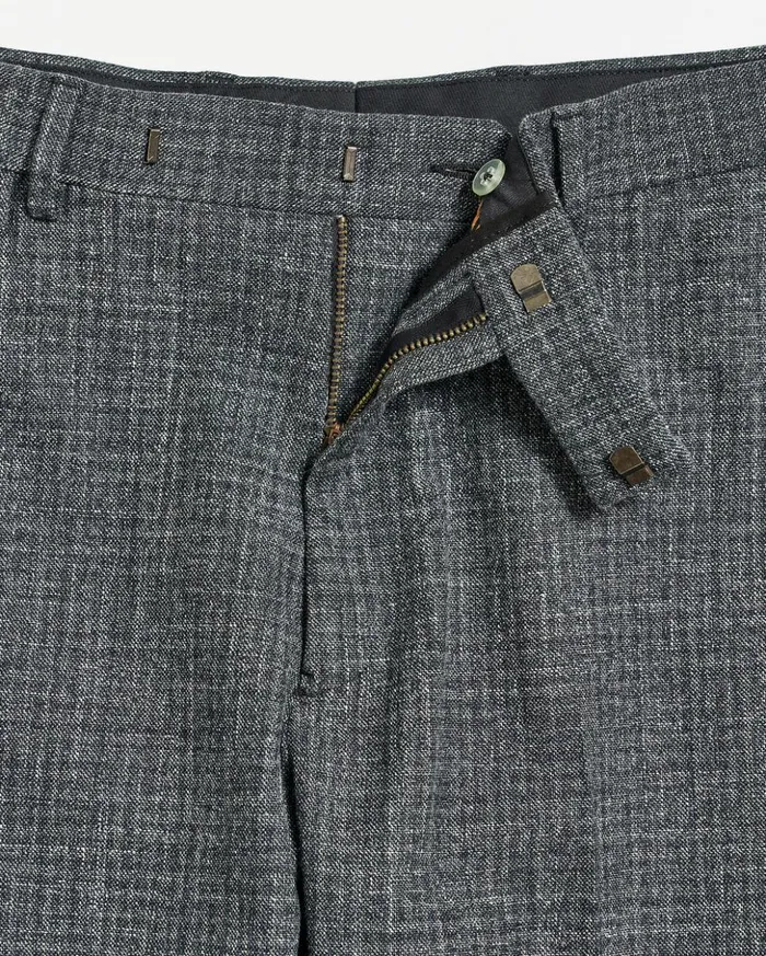 Suiting Men Billy Reid Flat Front Trouser Charcoal