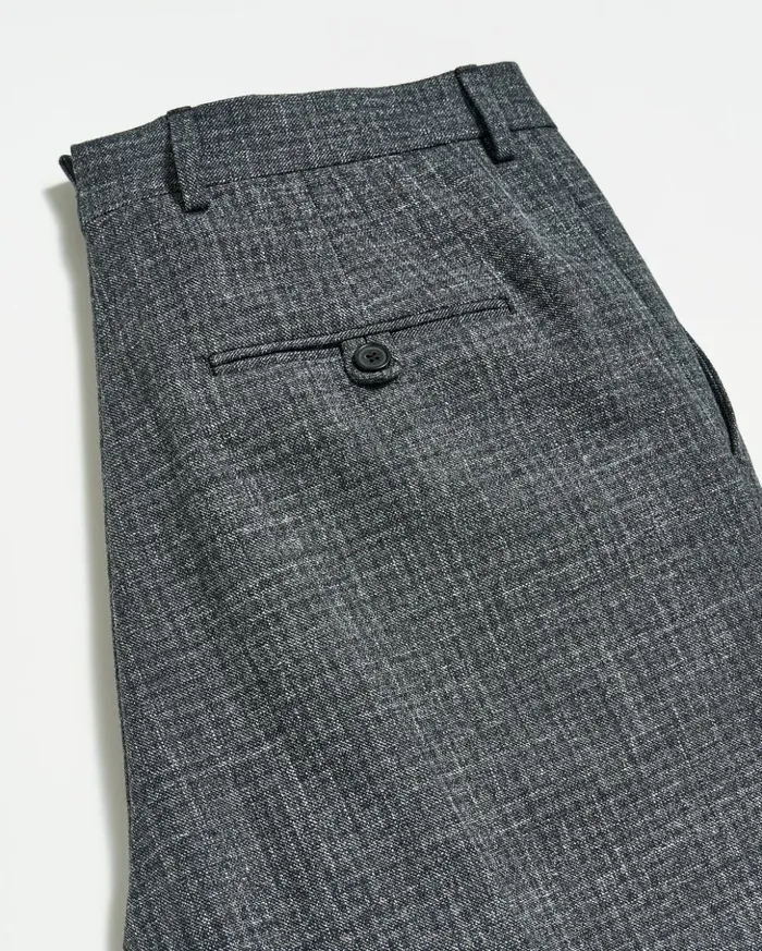 Suiting Men Billy Reid Flat Front Trouser Charcoal