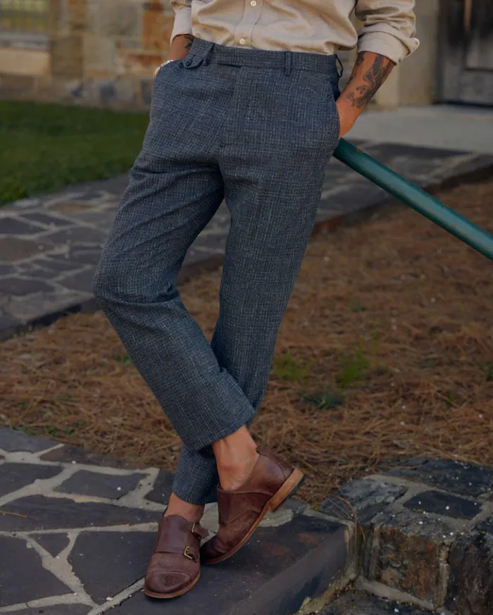 Suiting Men Billy Reid Flat Front Trouser Charcoal