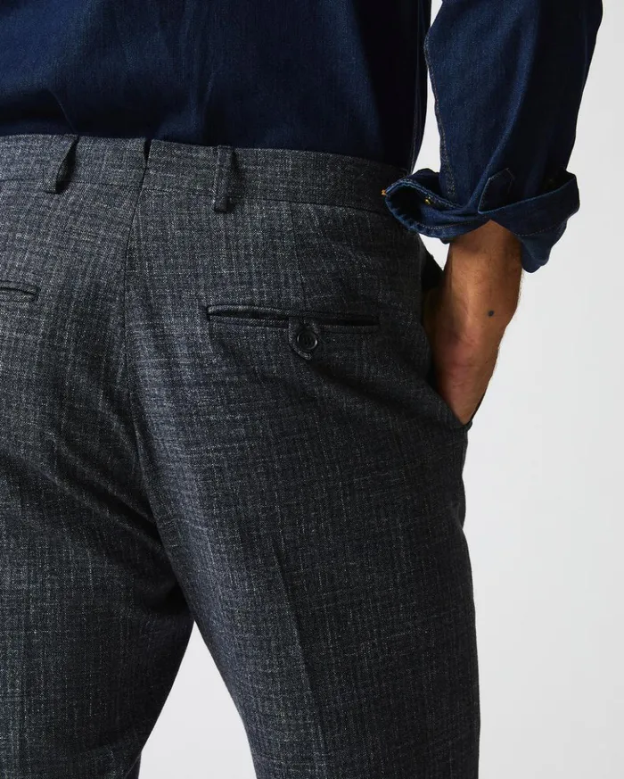 Suiting Men Billy Reid Flat Front Trouser Charcoal