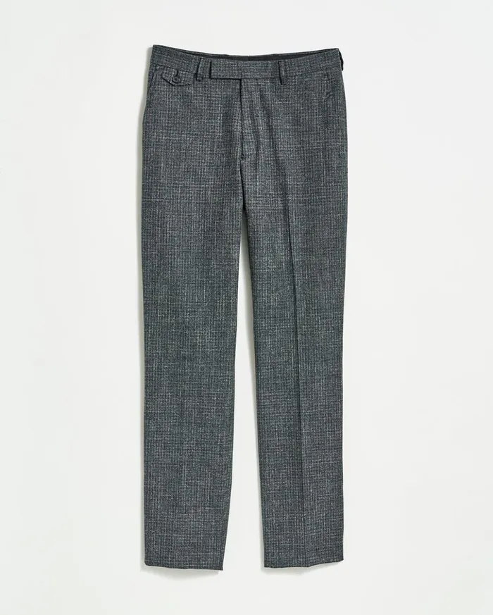 Suiting Men Billy Reid Flat Front Trouser Charcoal