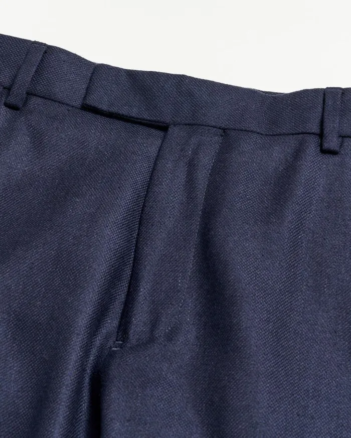 Suiting Men Billy Reid Flat Front Trouser Dark Navy