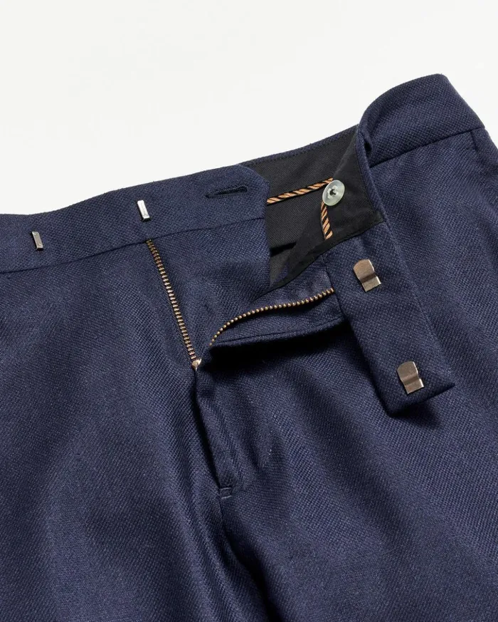 Suiting Men Billy Reid Flat Front Trouser Dark Navy