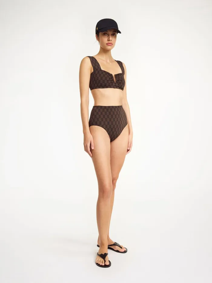 Swimwear Women By Malene Birger Belira Bikini Bottom Dark Mahogany
