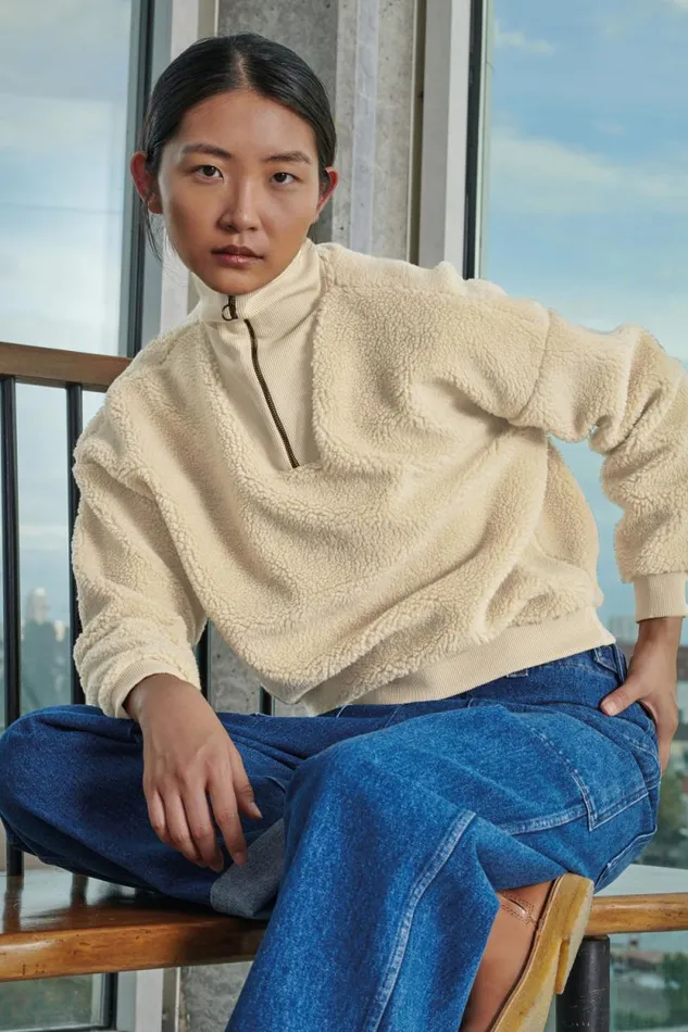 TShirts and Sweatshirts Women Soeur CAMARGUE JUMPER Offwhite