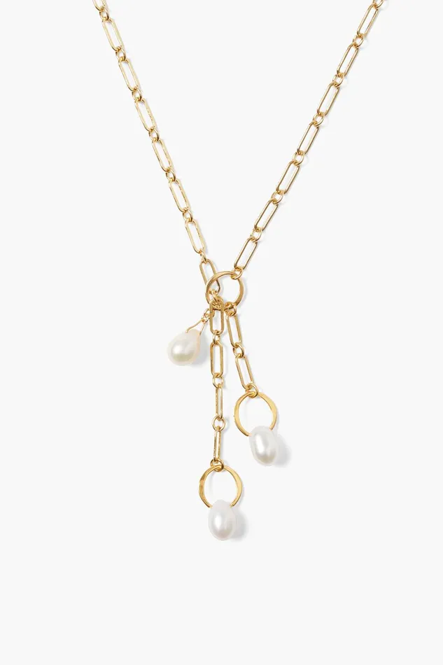 Tamsyn Necklace White Pearl Women Chan Luu Necklaces