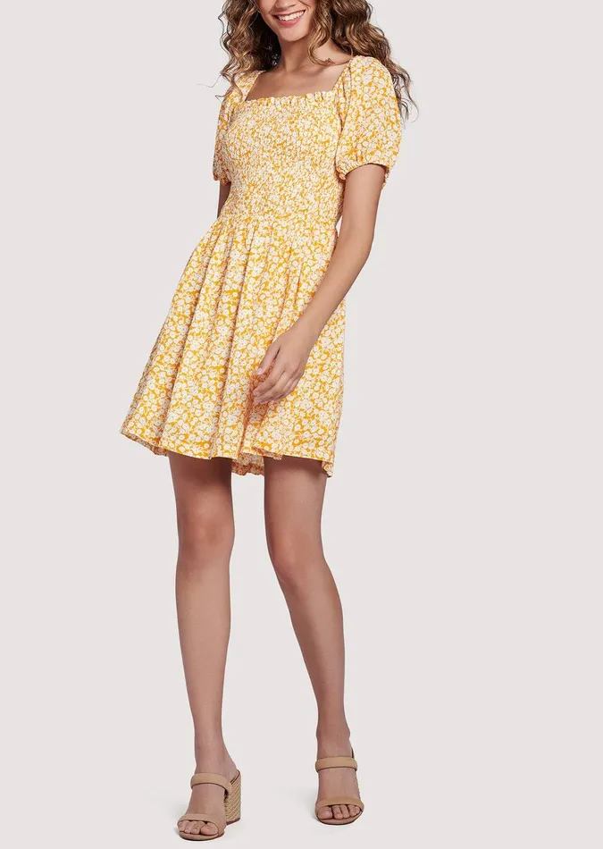 Tangerine Dream Mini Dress Radiantyellow Women Lost Wander Dresses