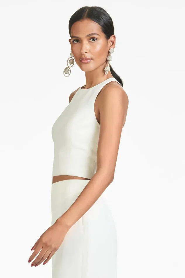 Tops and Blouses Women Sachin and Babi Lexie Top 8211 Ivory 8211 Faille