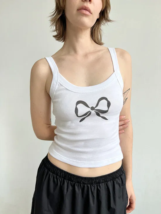 Tops Lisa Says Gah Women Harley Tank Bow