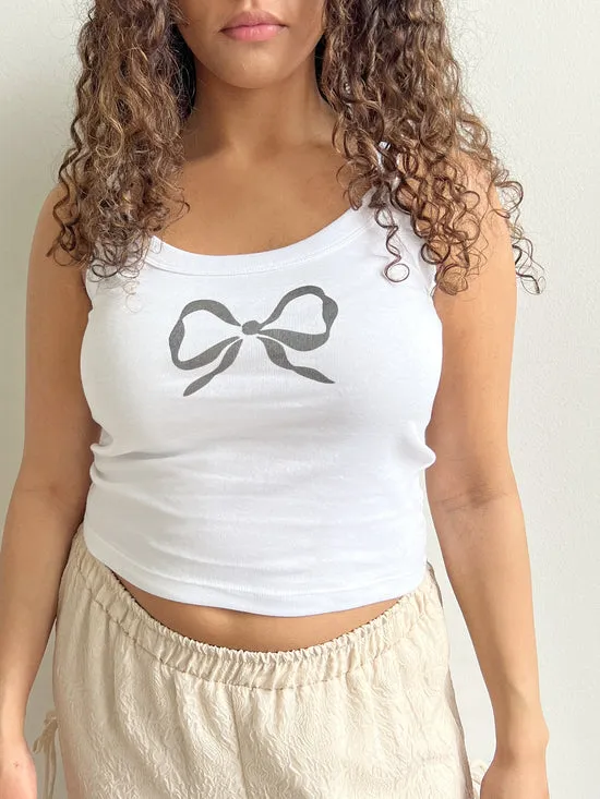 Tops Lisa Says Gah Women Harley Tank Bow