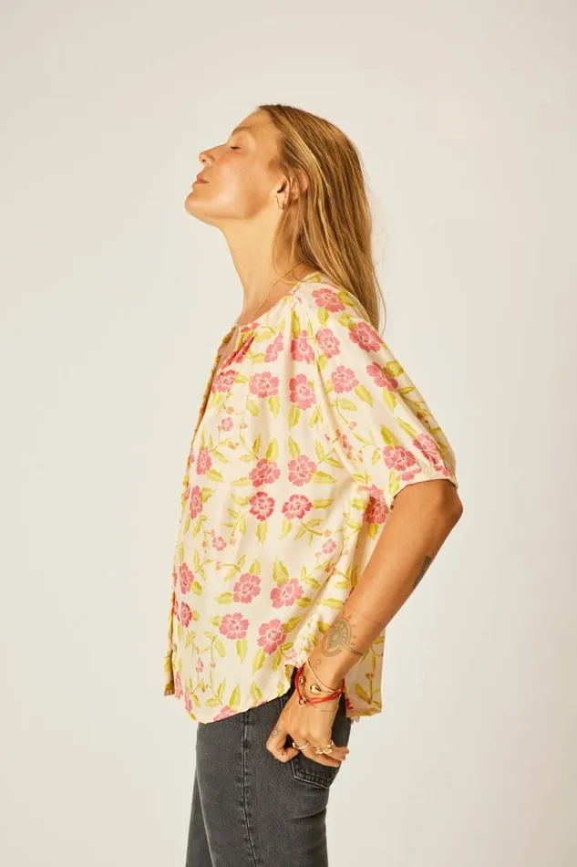 Tops Shop Natalie Martin VIOLET TOP Prairie Dusty Crimson