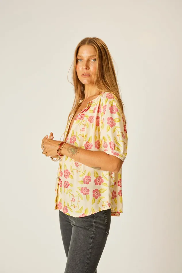 Tops Shop Natalie Martin VIOLET TOP Prairie Dusty Crimson