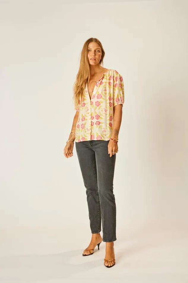 Tops Shop Natalie Martin VIOLET TOP Prairie Dusty Crimson