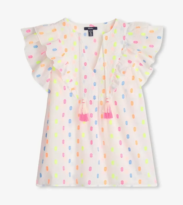 Tops Women Hatley Alexa Popover 8211 Summer Dots