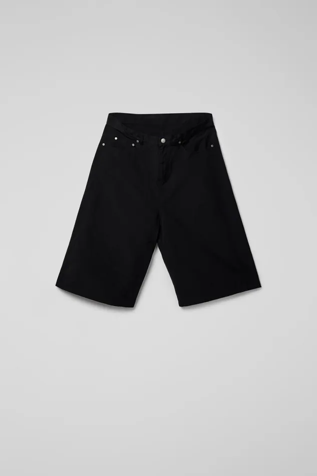 TrousersandShorts Men Camper Tech Shorts Black CottonNylon Shorts TrousersandShorts Men Camper Tech Shorts Black CottonNylon Shorts