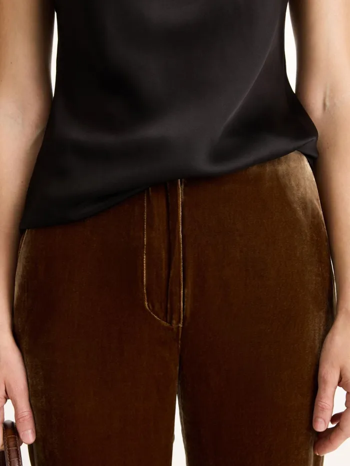 Trousers Women By Malene Birger Amores Highwaist Trousers Bison Trousers Women By Malene Birger Amores Highwaist Trousers Bison