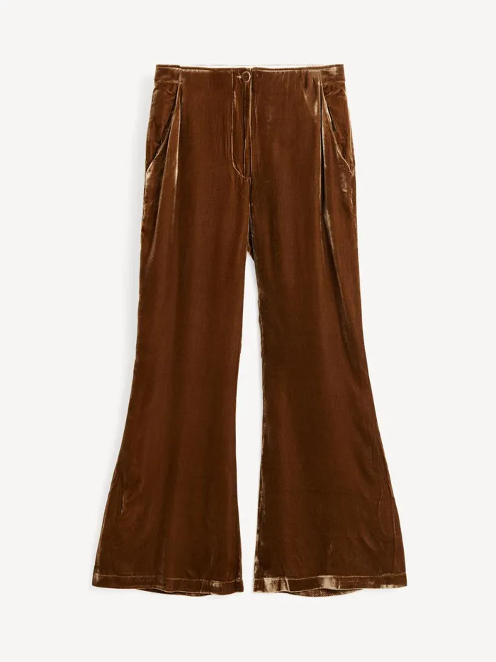 Trousers Women By Malene Birger Amores Highwaist Trousers Bison Trousers Women By Malene Birger Amores Highwaist Trousers Bison