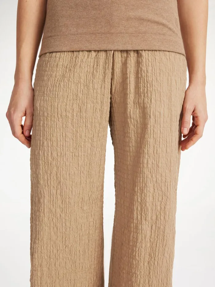 Trousers Women By Malene Birger Campine Wideleg Trousers Tannin Trousers Women By Malene Birger Campine Wideleg Trousers Tannin