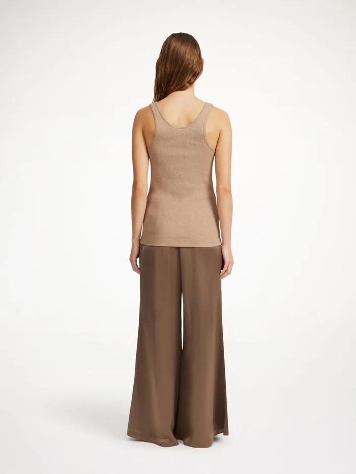 Trousers Women By Malene Birger Lucee Flared Trousers Shitake Trousers Women By Malene Birger Lucee Flared Trousers Shitake