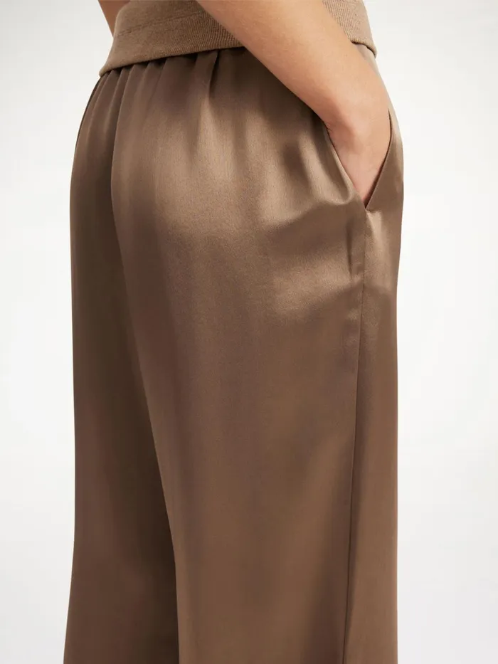 Trousers Women By Malene Birger Lucee Flared Trousers Shitake Trousers Women By Malene Birger Lucee Flared Trousers Shitake