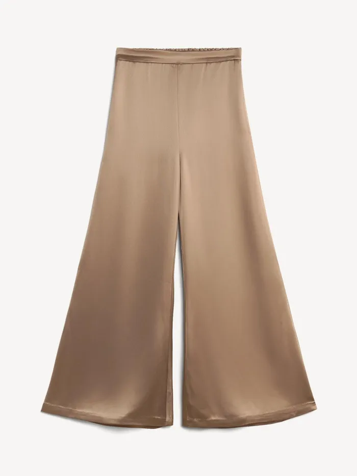 Trousers Women By Malene Birger Lucee Flared Trousers Shitake Trousers Women By Malene Birger Lucee Flared Trousers Shitake
