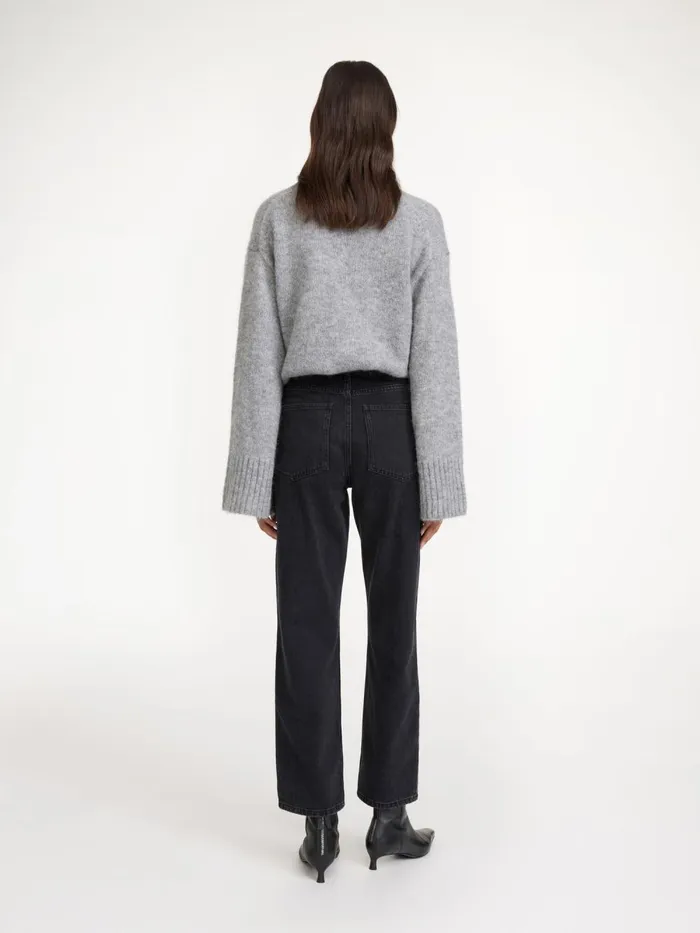 Trousers Women By Malene Birger Milium Organic Cotton Jeans Black Trousers Women By Malene Birger Milium Organic Cotton Jeans Black