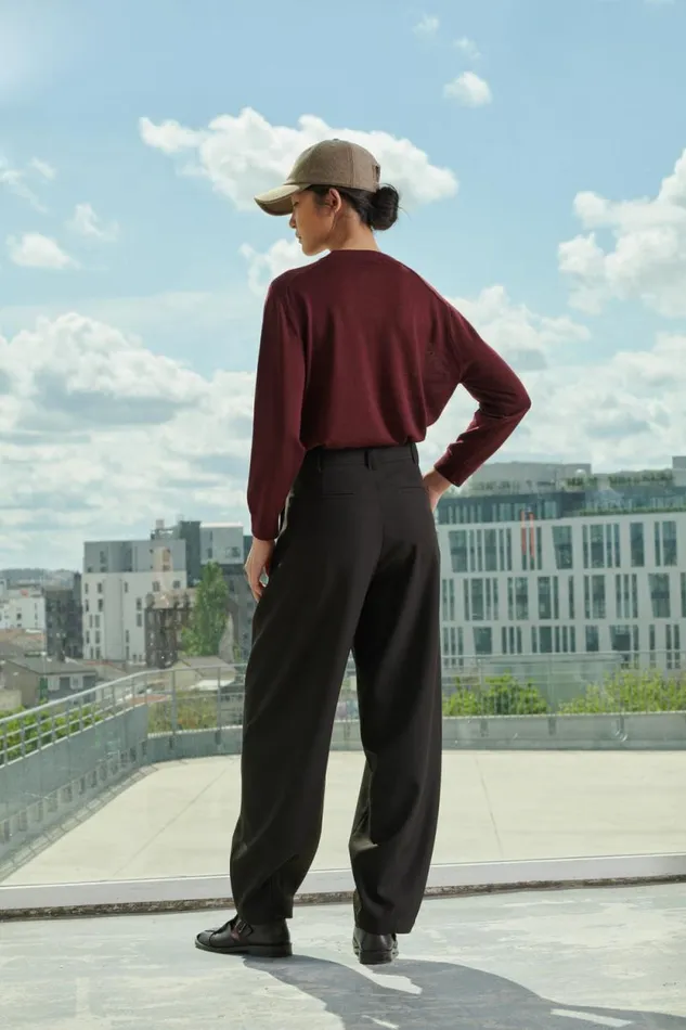 Trousers Women Soeur TIMON TROUSERS Coal