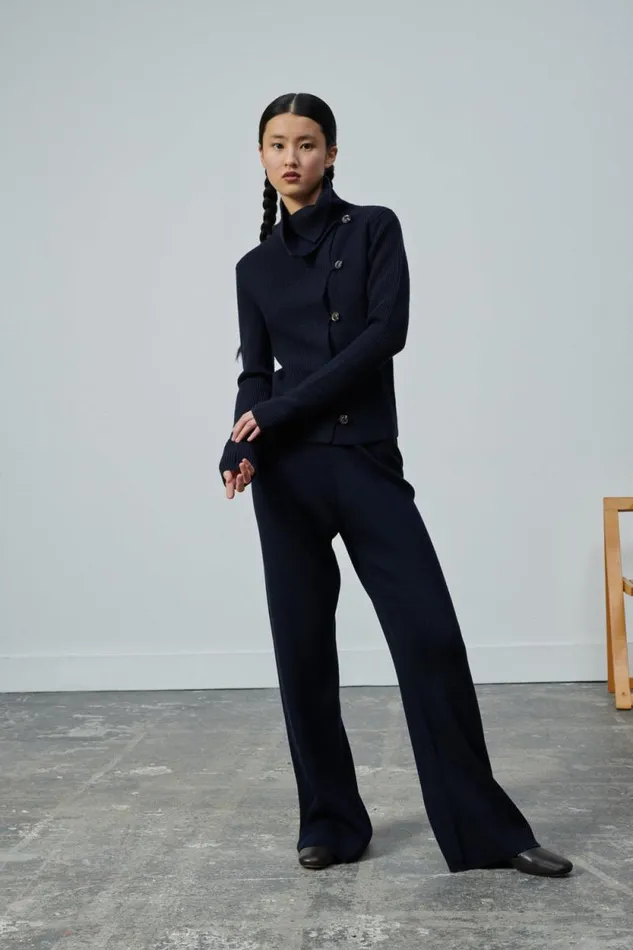Trousers Women Soeur VICTORIA TROUSERS Navy